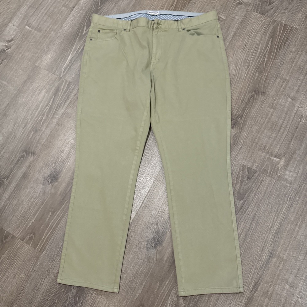 Peter Millar Pants Mens 40x31 Chino Tan Solid Old Money Quiet Luxury Preppy Golf